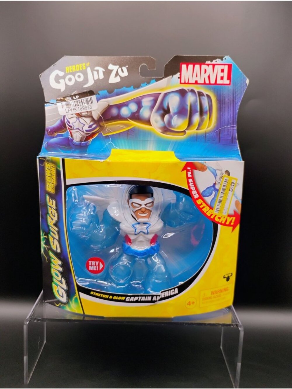 Heroes Of Goo Jit Zu Marvel Glow Surge Captain America